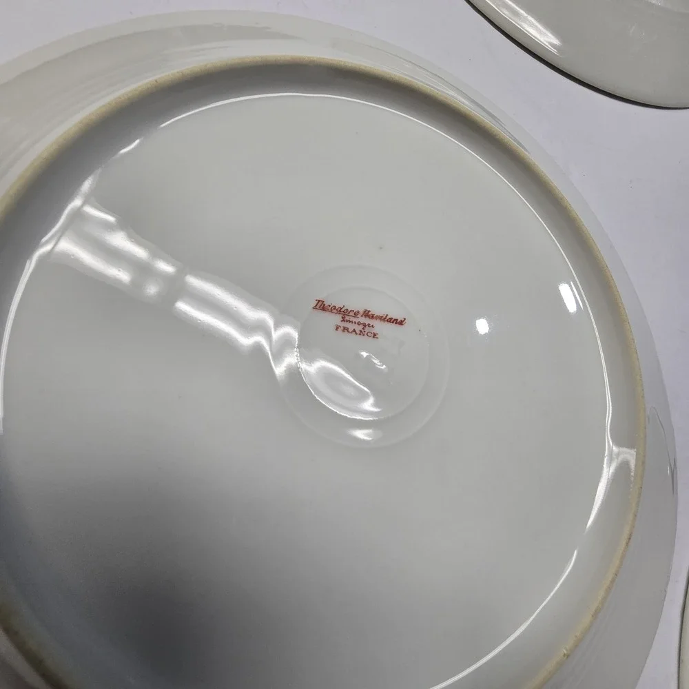 Vintage Set of 4 Theodore Haviland Limoges 9 1/2
